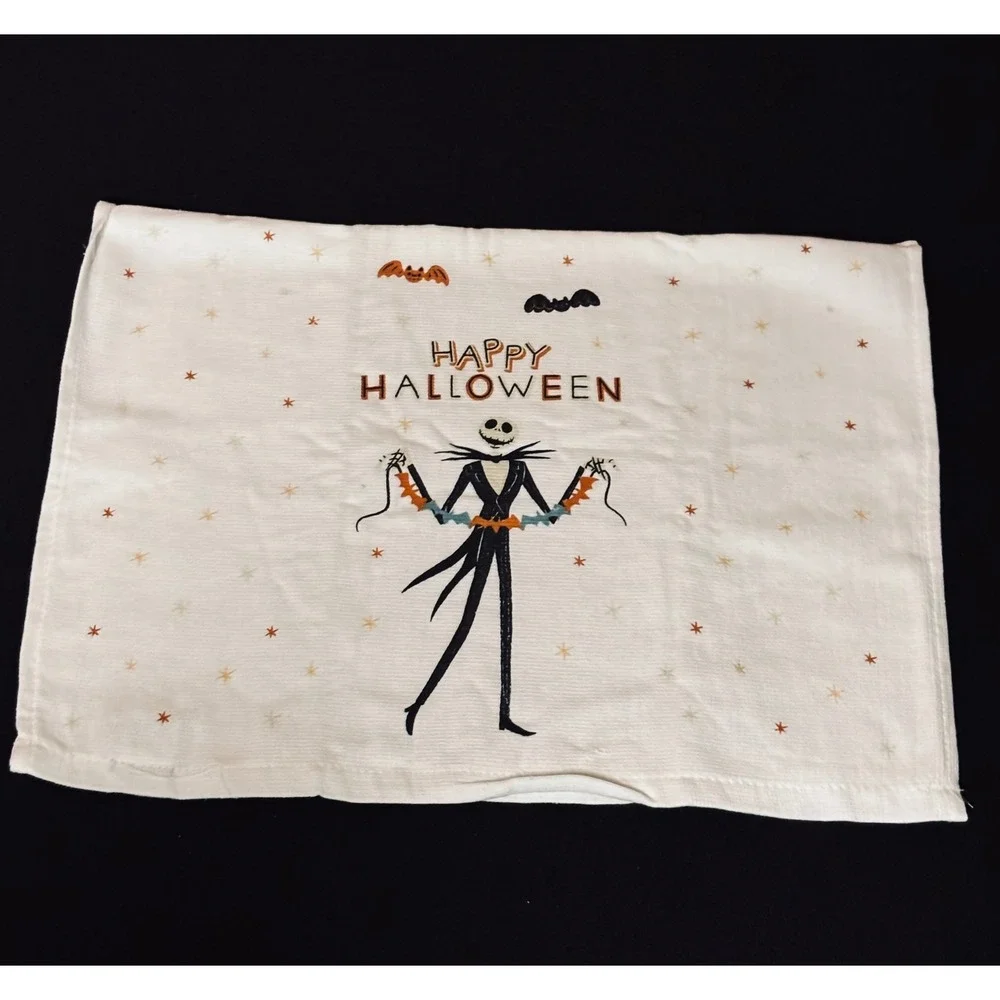 Disney Nightmare Before Christmas Jack Skellington Halloween Kitchen Towels 2pk